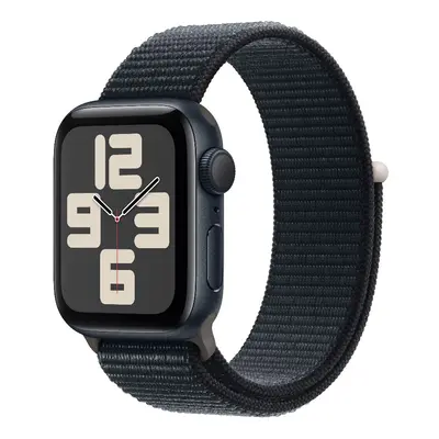 Apple Watch SE GPS 40mm temně inkoustové hliníkové pouzdro s temně inkoustovým provlékacím sport