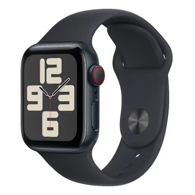 Apple Watch SE GPS + Cellular 40mm temně inkoustové hliníkové pouzdro s temně inkoustovým sporto