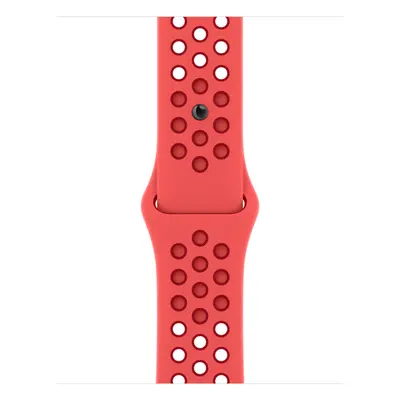 Apple 41mm zářivěkarmínovo - Gym Red sportovní řemínek Nike