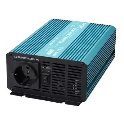 Měnič napětí Carspa P600U-24, 24V/230V+USB, 600W, čistá sinusovka