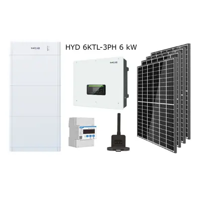 VSelektro Solární sestava Sofar Solar HYD 6KTL-3PH I BDU+AKU: 10kWh, Počet FVP: 16x460 Wp / 7,4 