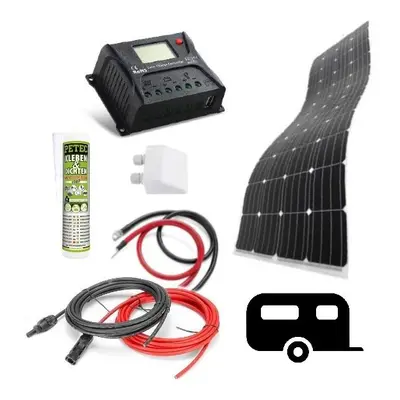 VSelektro Solar kit 100Wp - bydlík I flexi Výkon FV: Flexi FVP 1ks 150W