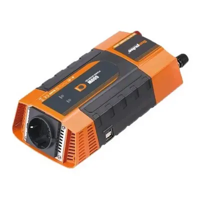 Měnič napětí Carspa PID600-122 12V/230V+USB 600W, modifikovaná sinus