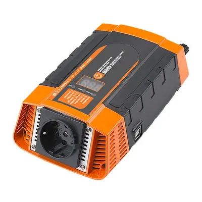 Měnič napětí Carspa PID400-122 12V/230V+USB 400W, modifikovaná sinus