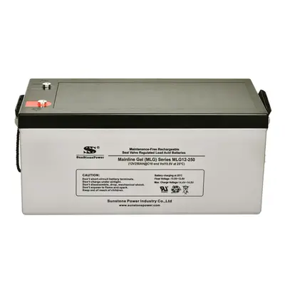 GEL akumulátor 12V/250Ah Sunstone Power MLG12-250