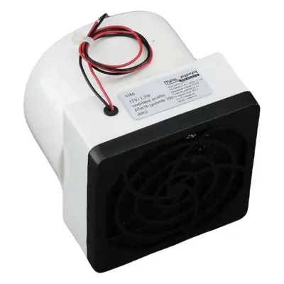 MALAPA SI86 - 12V/ 1,3W nástěnný potrubní ventilátor axiální 67m³/ h (⌀ 100 mm)