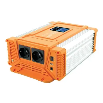 Měnič napětí Carspa PX1200-24, 24V/230V+USB 1200W čistá sinusovka