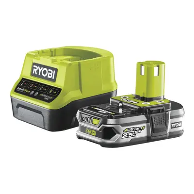 Ryobi RC18120-125 - sada 18 V lithium iontová baterie 2,5 Ah s nabíječkou RC18120 ONE+