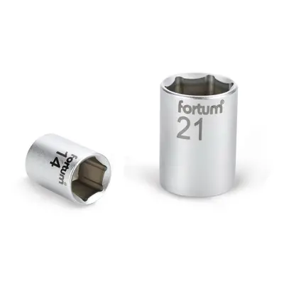 Fortum Hlavice nástrčná 1/2", 8 mm, L 38 mm Dostupné varianty: Nástčná hlavice 1/2" FORTUM 61CrV