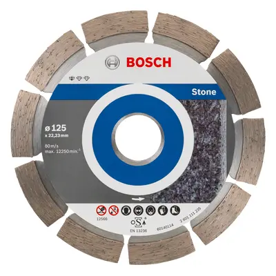 Diamantový segmentový řezný kotouč Bosch Standard for Stone ø 125 mm