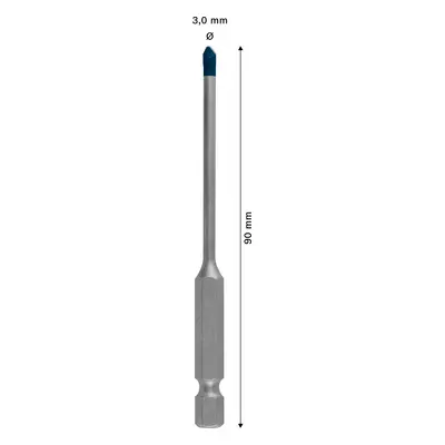 Vrták na dlažbu Bosch EXPERT HEX-9 HardCeramic Dostupné varianty: Vrták na dlažbu - Bosch HEX-9 