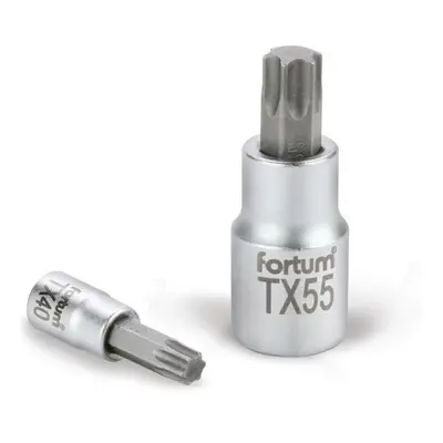 Zástrčná hlavice TORX 1/2" FORTUM CrV/S2 TX Dostupné varianty: Zástrčná hlavice TORX 1/2" FORTUM