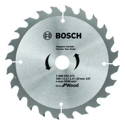 Bosch Eco for Wood 160x2,2/1,4x20 36 zubů 2608644374 Dostupné varianty: Pilový kotouč Bosch Eco 