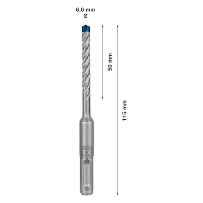 Vrták do betonu SDS plus-7X Bosch EXPERT Dostupné varianty: Vrták do betonu SDS plus-7X Bosch EX