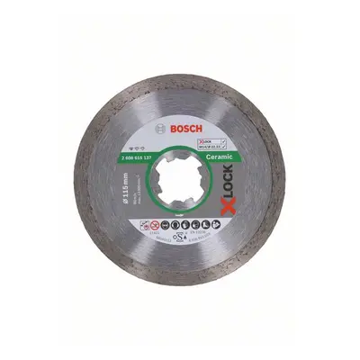 Diamantový celoobvodový řezný kotouč Bosch Standard for Ceramic X-LOCK ø 115x22,23 mm