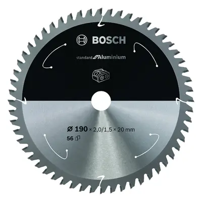 Pilový kotouč Bosch Standard for Aluminium 190x20 mm/56z.