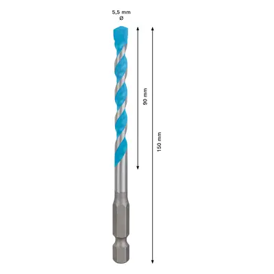 Víceúčelový vrták HEX-9 Bosch EXPERT MultiConstruction Dostupné varianty: Víceúčelový vrták HEX-