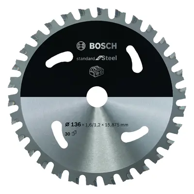 Pilový kotouč Bosch Standard for Steel 136x16 mm/30z.