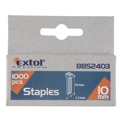 EXTOL PREMIUM hřebíky, 1000ks, 10mm, 2,0x0,52x1,2mm, 8852403 Dostupné varianty: Hřebíky EXTOL PR