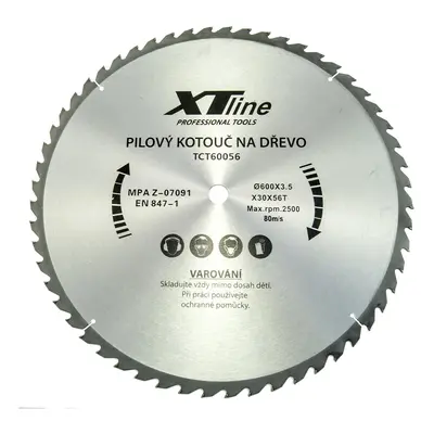 Pilový kotouč XTline ø 500x30 mm Dostupné varianty: Pilový kotouč XTline ø 500x30 mm/60 zubů