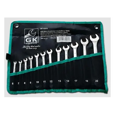 Sada očkoplochých klíčů (12ks) GK TOOLS 6-22 mm v obalu