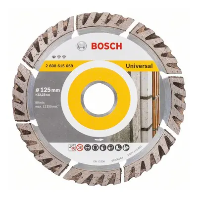 Diamantový segmentový řezný kotouč Bosch Standard for universal ø 125x22,23 mm