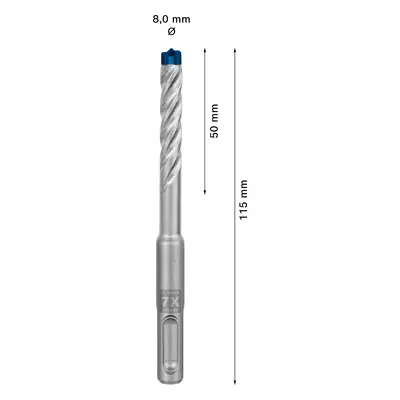 Vrták do betonu SDS plus-7X Bosch EXPERT Dostupné varianty: Vrták do betonu SDS plus-7X Bosch EX