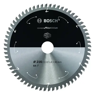 Pilový kotouč Bosch Standard for Aluminium 216x30 mm/64z.