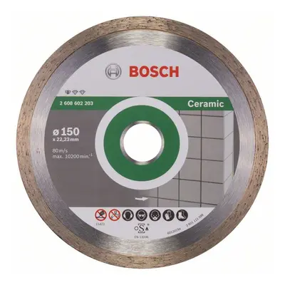 Diamantový celoobvodový řezný kotouč Bosch Standard for Ceramic X-LOCK ø 150x22,23 mm