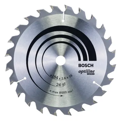 BOSCH Pilový kotouč Optiline Wood 184 x 16 x 2,6 mm, 36 2608640818 Dostupné varianty: Pilový kot