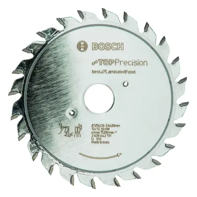 Pilový kotouč Bosch Top Precision best for Laminated Panel 125x20 mm/12+12z.