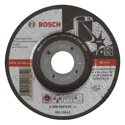 Brusný kotouč profilovaný Bosch PRO for Inox ø 115x6x22,23 mm