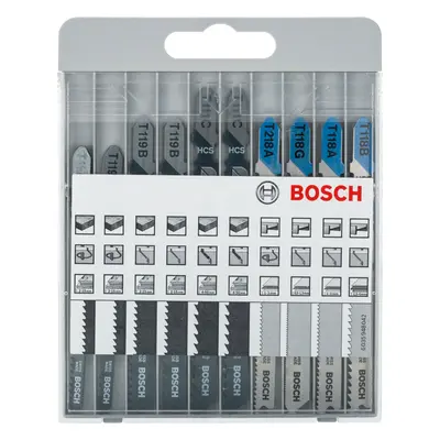 Bosch 2607010630 10dílná sada pilových plátků pro kmitací pily Basic for Metal and Wood T 119