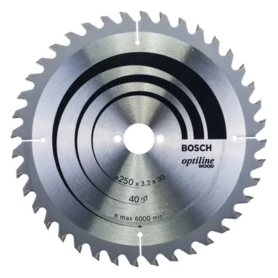 Pilový kotouč Bosch Optiline Wood 250x30 mm Dostupné varianty: Pilový kotouč Bosch Optiline Wood