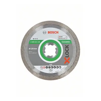 Diamantový celoobvodový řezný kotouč Bosch Standard for Ceramic X-LOCK ø 125x22,23 mm