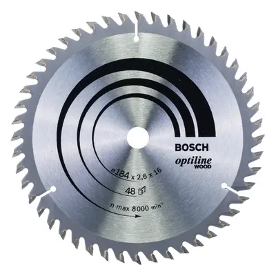 BOSCH Pilový kotouč Optiline Wood 184 x 16 x 2,6 mm, 36 2608640818 Dostupné varianty: Pilový kot