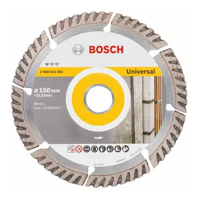 Diamantový segmentový řezný kotouč Bosch Standard for universal ø 150x22,23 mm