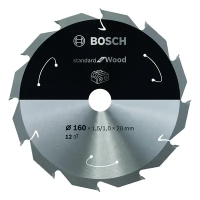 Pilový kotouč Bosch Standard for Wood 160x20 mm/12z.