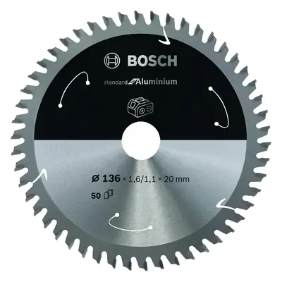 Pilový kotouč Bosch Standard for Aluminium 136x20 mm/50z.