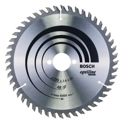 Bosch Accessories Pilový kotouč Optiline Wood - 190 x 30 x 2,6 mm, 48 2608640617 Dostupné varian