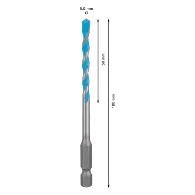 Víceúčelový vrták HEX-9 Bosch EXPERT MultiConstruction Dostupné varianty: Víceúčelový vrták HEX-