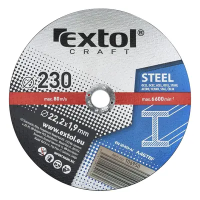 Řezné kotouče na kov (5ks) EXTOL CRAFT ø 230x1,9x22,2 mm