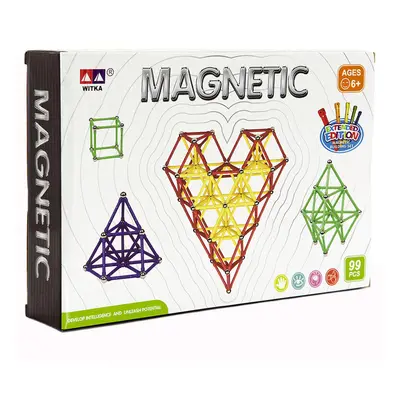 Magnetická stavebnice 99 ks