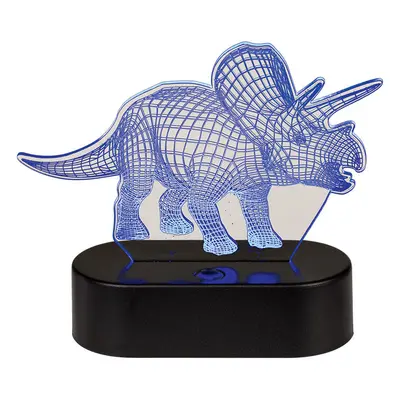 Dětská lampička 3D TRICERATOPS