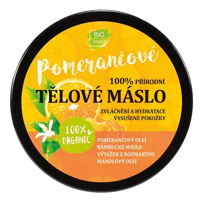 Tělové máslo s bio pomerančovým olejem 150 ml