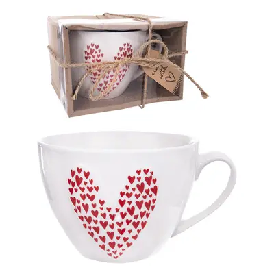 Porcelánový hrnek LOVE GIFT 490 ml