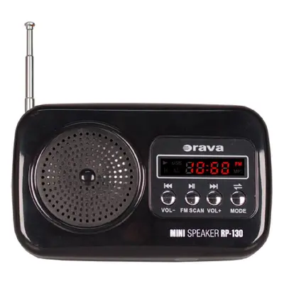 Přenosné radio s USB Orava RP-130 B černé