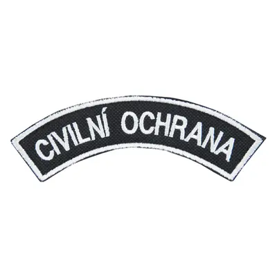 Nášivka: CIVILNÍ OCHRANA [ssz] černá | bílá