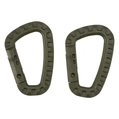 Brandit Karabina D Carabiner 2 Pack [sada 2 ks] olivová