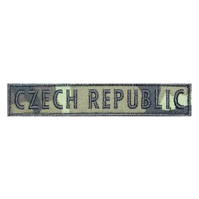 Nášivka: CZECH REPUBLIC [jmenovka] vz. 95 zelený